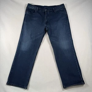 Levis Jeans Mens 46x32 Blue 559 Straight Leg High Rise Dark Wash - Picture 1 of 12
