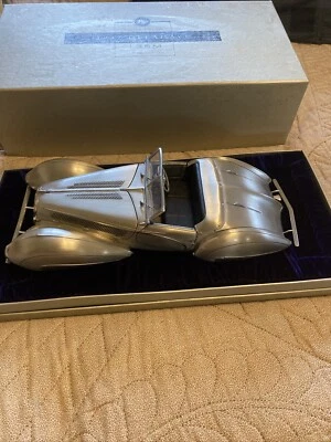 Franklin Mint 1:12 Scale Solid Pewter 1937 Delahaye French Roadster #198 - Image 1 of 4