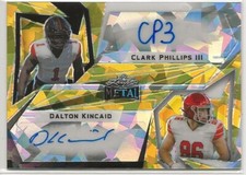 2023 Leaf Metal GOLD Dual Autograph 1/1 DALTON KINCAID/CLARK PHILLIPS III