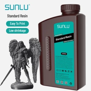 SUNLU Dunkelgrau Standard Resin 405nm UV Photopolymer Harz für LCD Drucker 1KG - Afbeelding 1 van 20