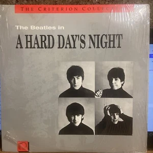 A Hard Day's Night - Beatles Laserdisc (Not a DVD) - Very Good - Criterion - Foto 1 di 2