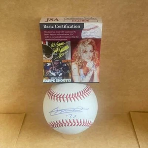 VLADIMIR GUERRERO JR. TORONTO BLUE JAYS SIGNED AUTO M.L. BASEBALL JSA SS25896 - Picture 1 of 3