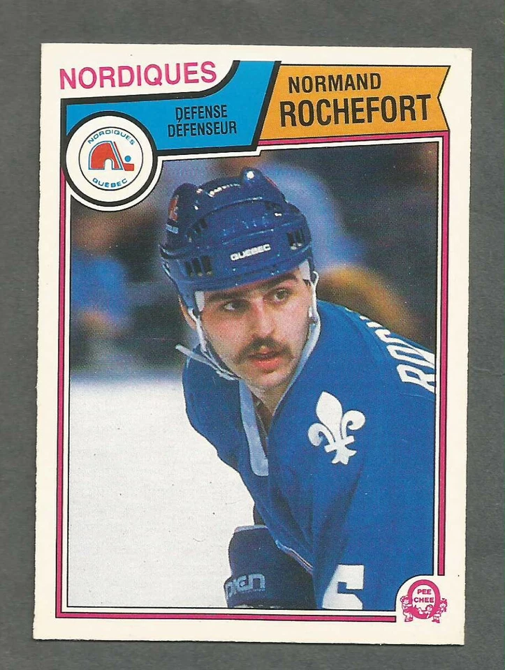 1983-84 O-Pee-Chee OPC Hockey Normand Rochefort #300 Quebec Nordiques NM/MT - Image 1 of 1