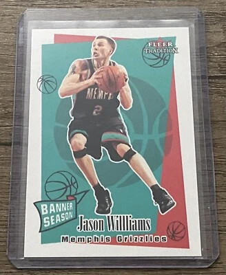 Jason Williams 2003 Fleer Tradition Banner Temporada #238 Memphis Grizzlies RL01 Foto 1 de 2