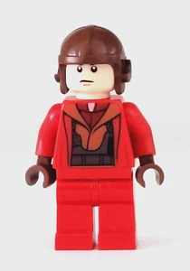 lego star wars minifigure Naboo Fighter Pilot Red Jumpsuit Sw0340 - Picture 1 of 4