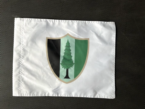 Pine Valley Golf Club Double Sided Souvenir Pin Flag PGA  #1 CLUB USA Cover