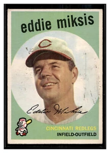 1959 Topps #58 Eddie Miksis - Bild 1 von 2