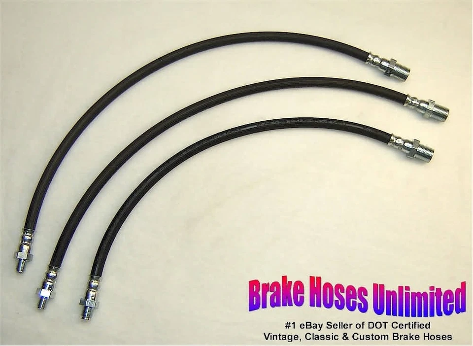 BRAKE HOSE SET Dodge Truck 1/2 Ton, C3B, C4B, 1955 1956 - Image 1 of 1