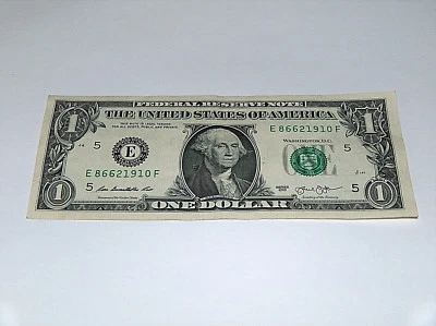 2013 August 6 1962 Anniversary Date Year Birthday 8662 1910 Fancy $ Serial # - Image 1 of 2