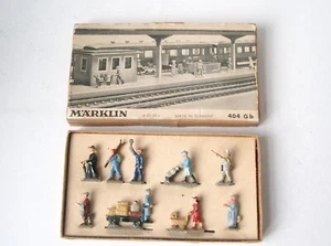 Märklin H0 - 9 Stück Eisenbahnfiguren, Guss, 22 mm hoch - Bild 1 von 13