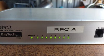 Unidad de distribución de control de energía remoto de red BayTech RPC3-20 8 tomas de corriente  Foto 1 de 4