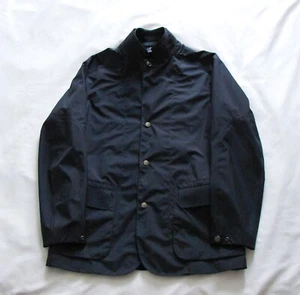 Men's Ermenegildo Zegna Sport 3 Seasons Navy Blue Waterproof Rain Jacket Coat L - Picture 1 of 10
