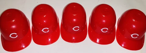 Cincinnati Reds - 5 Total Mini-Helmets - Ice Cream Cups Cover