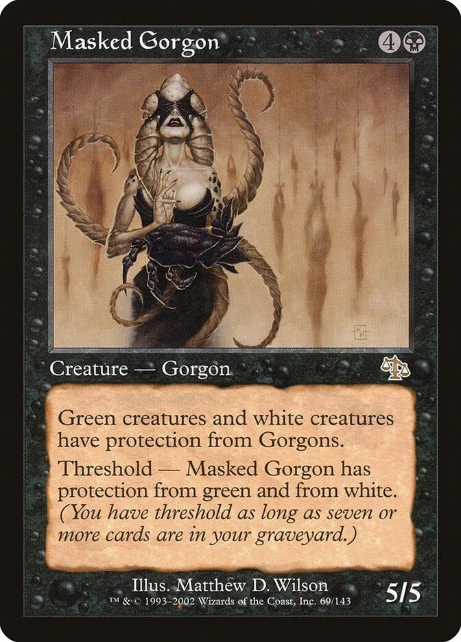 Masked Gorgon (JUD 69) Lightly Played - MTG - Image 1 of 1