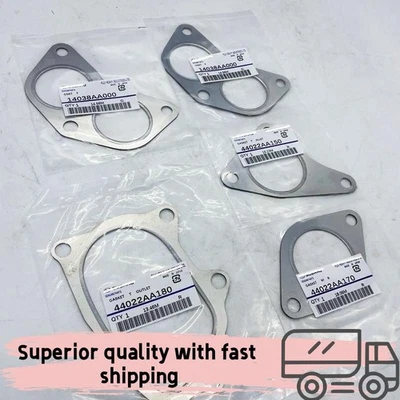 Exhaust Manifold Gasket Kit Up Down Pipe Turbo Fits For Subaru WRX STI XT GT Foto 1 de 4