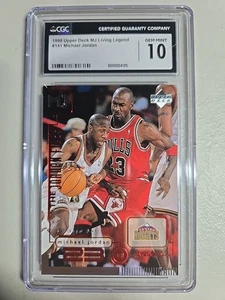 1998 uper deck MJ LIving legent #141 Michael Jordan cgc 10  - Picture 1 of 2