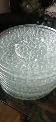 Glas-Teller, 12 Stück - Bild 1 von 2