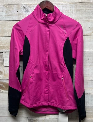 Pearl Izumi Cycling Jacket Womens Medium Pink Black Fly Softshell New NWT - Image 1 of 4