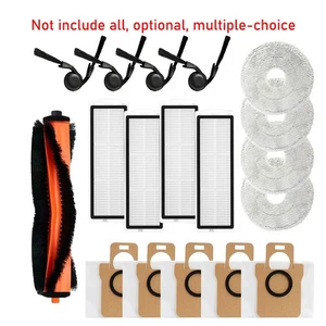 Main Side Brushes/Mop/Filter/Dust Bag For Xiaomi Mi Home 5C Robot Vacuum Cleaner - Picture 1 of 17