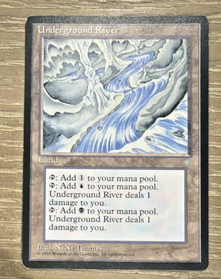 Underground River LP MTG Ice Age Magic: The Gathering - Image 1 of 2