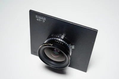 Lente Fuji Fujinon SWD 65mm f5.6 Gran Formato - Obturador Copal - Placa Sinar Foto 1 de 4