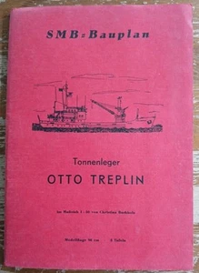 SMB Bauplan Tonnenleger Otto Treplin Maßstab 1:50 - Bild 1 von 2