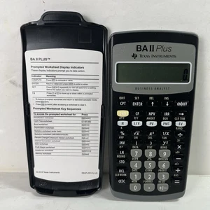Texas Instruments BA II Plus Business Analyst Advanced Financial Calculator - Picture 1 of 5