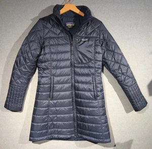 Patagonia Radalie Parka Jacke Damen M Smolder Blue Thermo Long Coat 27695 - Bild 1 von 14