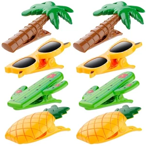 8 Pcs Beach Towel Clips for Beach Chairs Jumbo Size Towel Clips Beach Towel H... - Bild 1 von 6