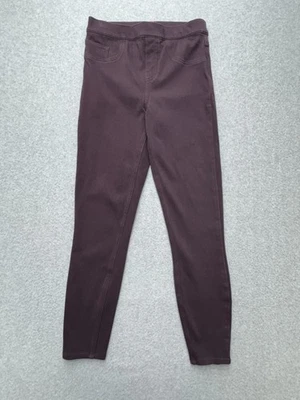 Spanx Pants Womens Medium Burgundy Skinny Stretch Pull On Jeggings High Rise - Image 1 of 4