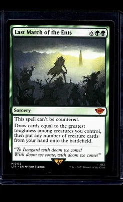 2023 MTG Magic The Gathering LOTR Lord of the Rings #172 Last March of the Ents - Image 1 of 2