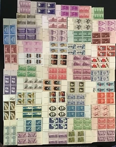 U.S. Stamps, 50 Plate Blocks, Mixed Denominations, MNH - Picture 1 of 3