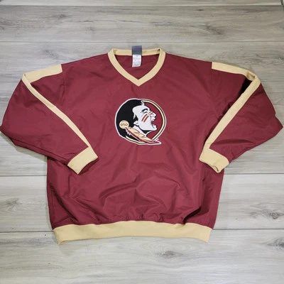 Florida State FSU Seminoles Pullover Sudadera Para Hombre Grande Caballeros Ropa Logo Foto 1 de 4