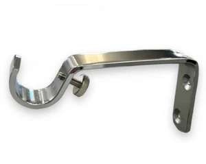 2 Basic Schwerlast Gardinenstangenhalterung für 3/4" Durchmesser Stange mit 3,5" Rücklauf 5 Ausführungen - Bild 1 von 4