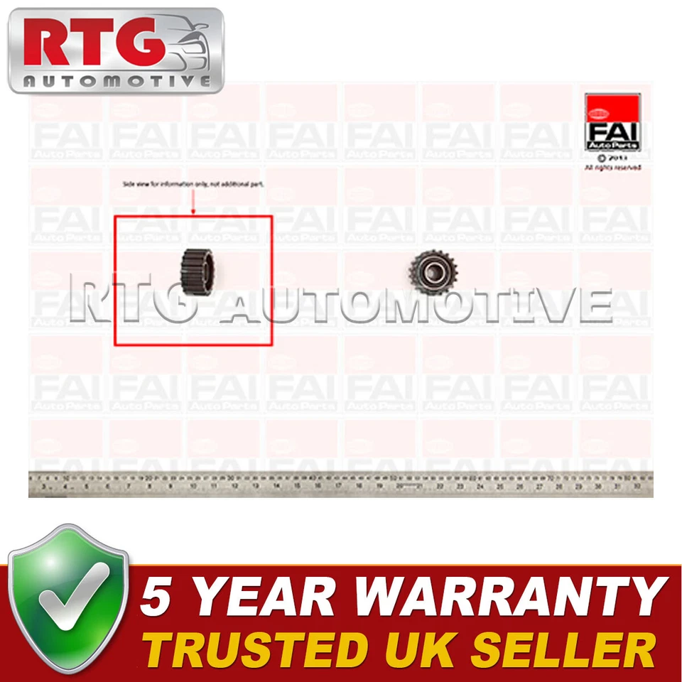 Timing Cam Belt Guide Pulley Fits Ford Escort Mondeo Fiesta P100 1.8 D TD - Image 1 of 1