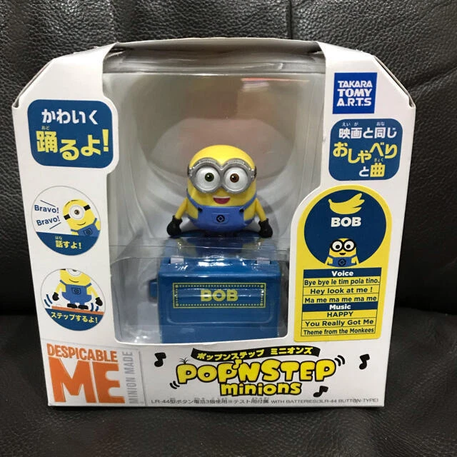 Pop'n step Minions BOB Talking Dancing Figura Takara Tomy Arts Nuevo Japón Foto 1 de 4