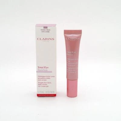 Крем-гель для глаз Clarins Total Eye Revive 0,5 унции / 15 мл *НОВЫЙ В КОРОБКЕ* - Изображение 1 из 4