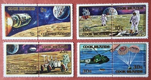 Cook Islands (1972) Space Exploration / Apollo Moon Walk / Planets - Mint (MNH) - Picture 1 of 1