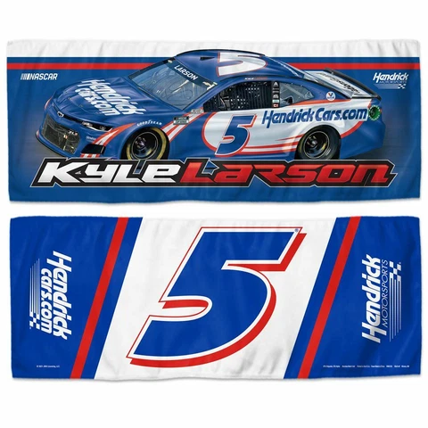 Kyle Larson Wincraft #5 Hendrickcars.com 12x30 Cooling Towel FREE SHIP Cover