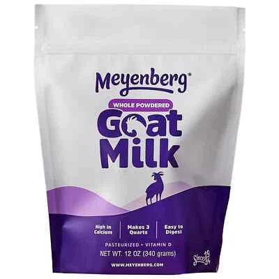 Meyenberg Pasteurized Powdered Goat Milk, 12 Oz,Free Shipping..