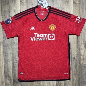 NWT Adidas Manchester United 2023 Authentic Home Kit Soccer Jersey Men’s XL $150 - Picture 1 of 10