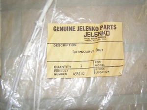 Burn out furnace Jelenko  Thermocouple # 435140 New Old Stock Porcelain, etc - Picture 1 of 3