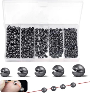 220 Pcs Piombi Da Pesca, Piombo Da Fondere Rimovibili, Kit Pesca, Piombini Pesca - Foto 1 di 12