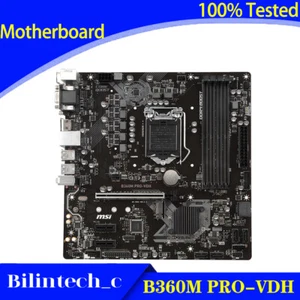 FOR MSI B360M PRO-VDH Motherboard Supports 8/9th Generation DDR4 32G 1151PIN - Picture 1 of 7