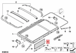For BMW Genuine Sunroof Cover 54137075903 - Picture 1 of 1