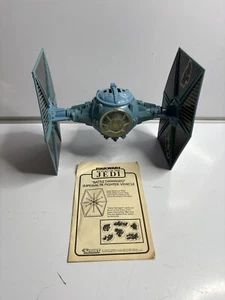Star Wars 1983 Battle Damage Imperial Tie Fighter, LUZ DE TRABAJO LEER - Imagen 1 de 11
