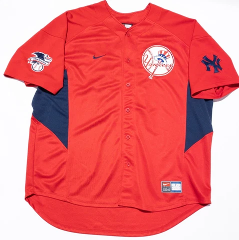 Alex Rodriguez Nike New York Yankees Jersey Men's 2XL Red Sewn Authentic Cover