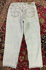Vintage Levi  SilverTab Jeans Baggy Light Blue Mens 36x32 Skater HipHop 90s USA - Picture 1 of 10