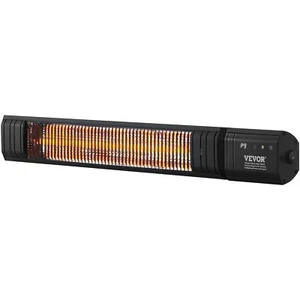 Wall Mount 1500W Remote Control Space Infrared Heater with 9 Speeds & 24h Timer - Picture 1 of 11