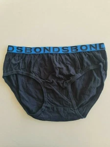 Bonds Boys Kids Cotton Briefs Underwear sizes 12 14 Colour Black Blue - Picture 1 of 3